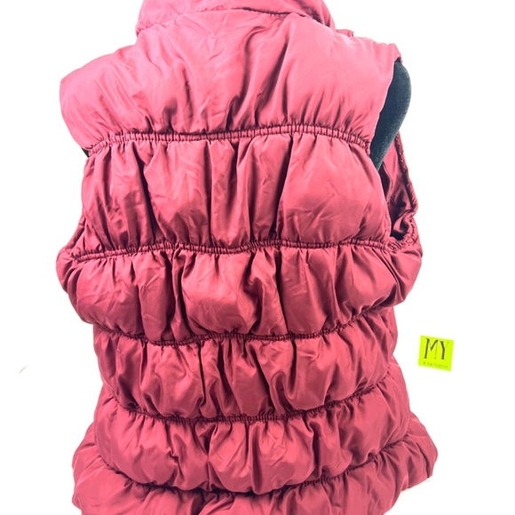 US Polo Ralph Laurent Burgundy Puffer Vest XL for Kids - Picture 8 of 15